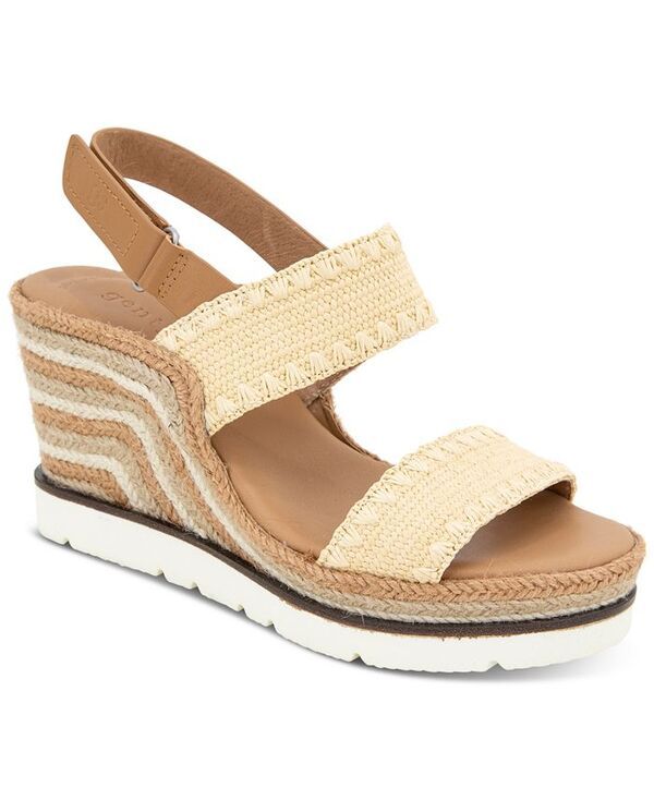 ジェントルソウルズ レディース シューズ サンダル Gentle Souls Womens Evora Wedge Sandals Natural Raffia