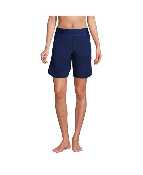 ランズエンド レディース ボトムス ハーフパンツ・ショーツ ショートパンツ Lands End Womens 9 Quick Dry Modest Board Shorts Swim Coverup 11,701円