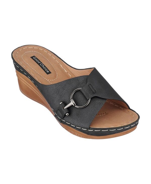 ジーシーシューズ レディース シューズ サンダル GC Shoes Womens Bay Wedge Sandals Black ブラック