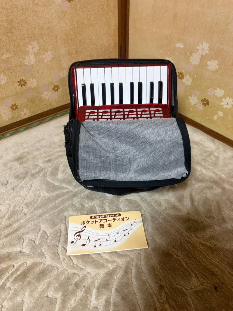 J.Michael J.マイケル アコーディオン BSA-102 22鍵 12ベース レッド
