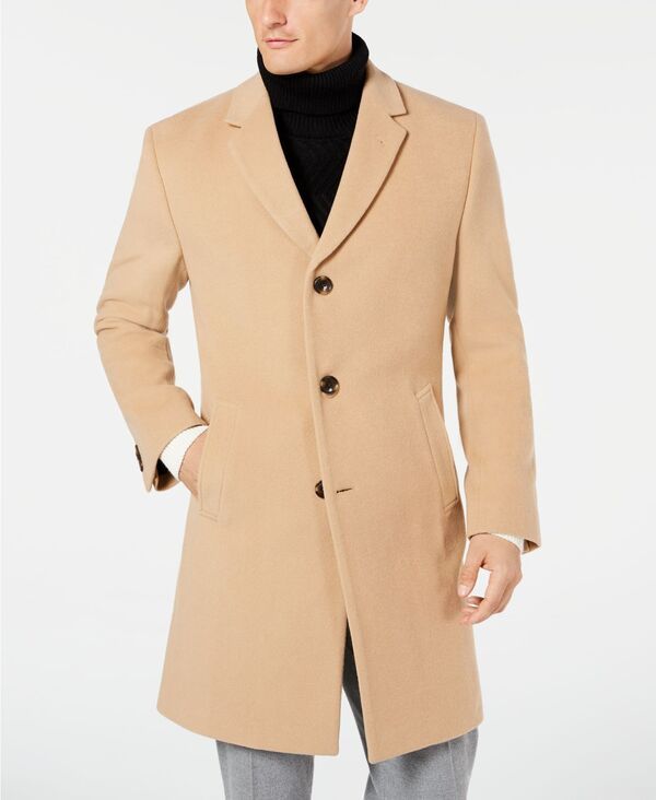 ナウティカ メンズ アウター ジャケット・ブルゾン ウール コート Nautica Mens Barge Classic Fit WoolCashmere Blend Solid Overcoat C