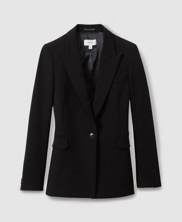 レイス レディース アウター ジャケット・ブルゾン ブレザー REISS Womens Gabi Tailored SingleBreasted Suit Blazer Black ブラック