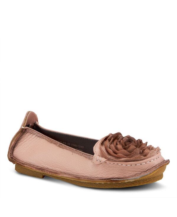 ラリティステ レディース シューズ パンプス レザー LArtiste Dezi HandPainted Leather Ombre Finish Flower Accent Cushioned In