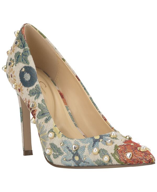 ジェシカシンプソン レディース シューズ パンプス Jessica Simpson Womens Welica Embellished PointedToe Pumps Cream Harvest J