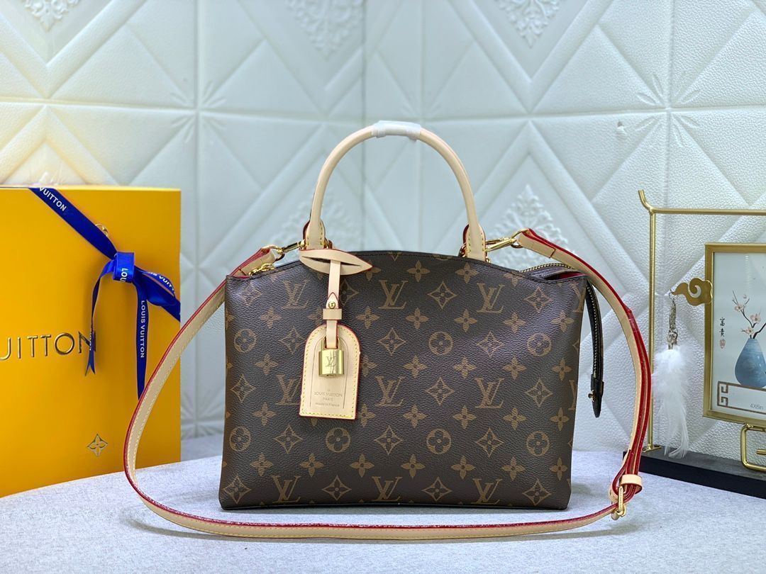 LOUIS VUITTON ルイ ヴィトン ショルダーバッグ プティパレPM ハンドバッグ M45900 モノグラムキャンバス レザー ブラウン ゴールド金具 2WAY
