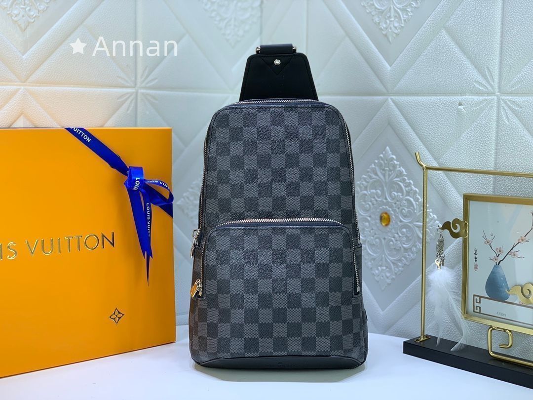 LOUIS VUITTON ルイヴィトン メンズ ボディーバッグ 人気モデル 送料無料 ポルト アヴェニュー?スリングバッグ N41719