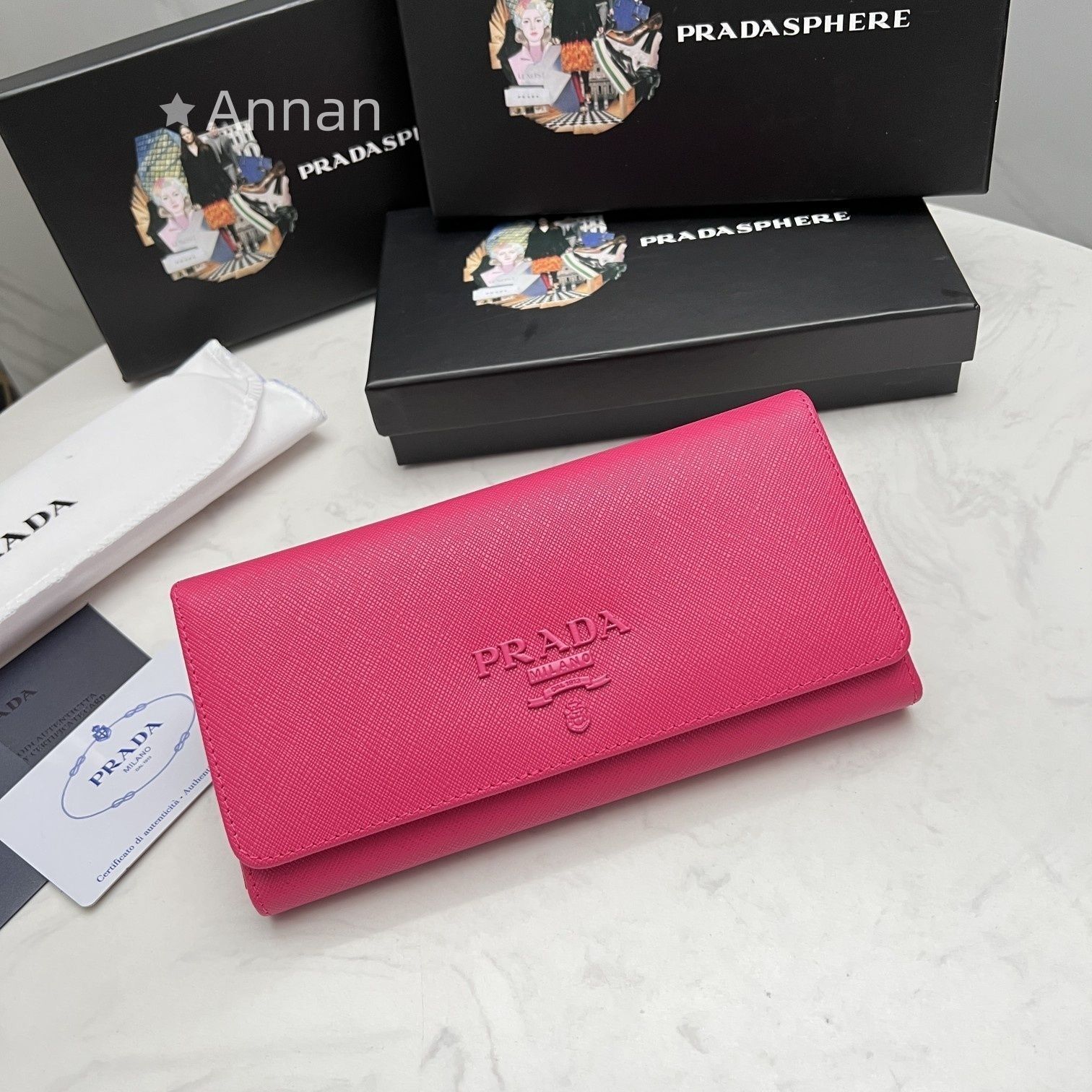 期間限定☆ PRADA プラダ 長財布 さいふ ウォレット 長財布 小銭入れ