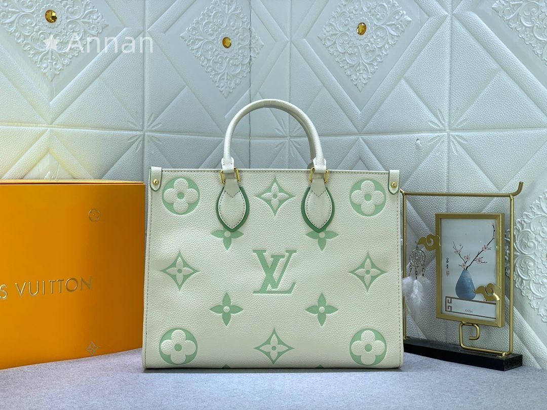 大人気LOUIS VUITTON ルイヴィトン ハンドバッグ バイカラー モノグラム　アンプラントオンザゴー mm