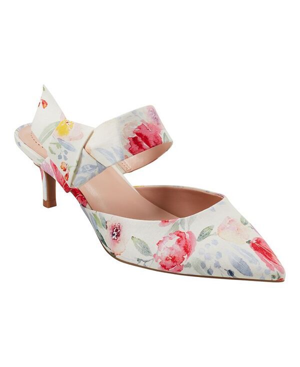 バンドリーノ レディース シューズ パンプス ヒール Bandolino Womens Millie Pointed Toe Heeled Mules Ivory Floral Multi アイボリー