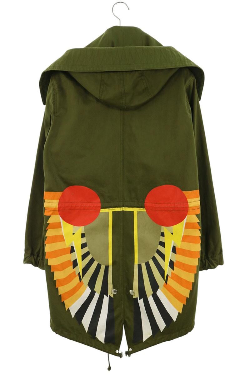 ジバンシィ 17SS 17s 0656 727 ウィングプリントフーデッドモッズ