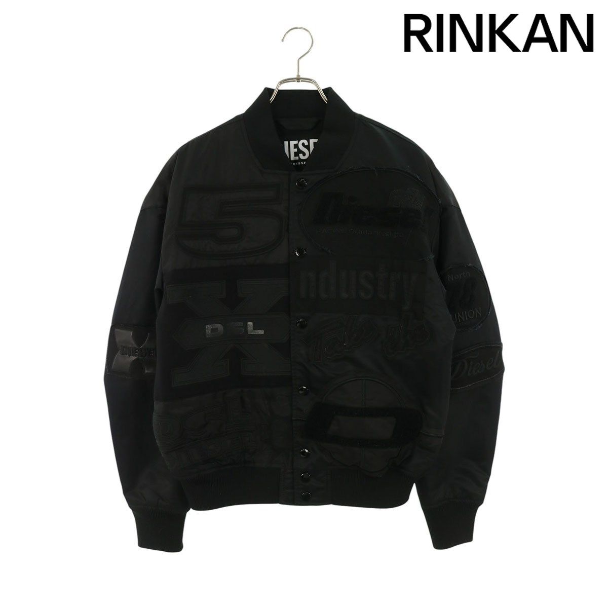 ディーゼル J-BULC-PATCH JACKET ワッペンスタジャンブルゾン メンズ M