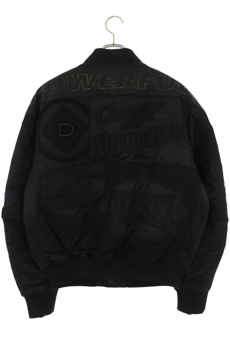 ディーゼル J-BULC-PATCH JACKET ワッペンスタジャンブルゾン メンズ M