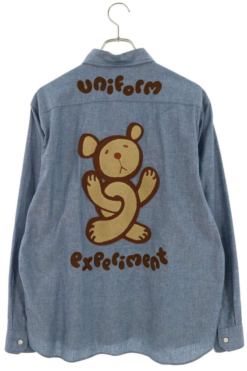 ユニフォームエクスペリメント UE-232041/INSANE DUNGAREE WORK SHIRT