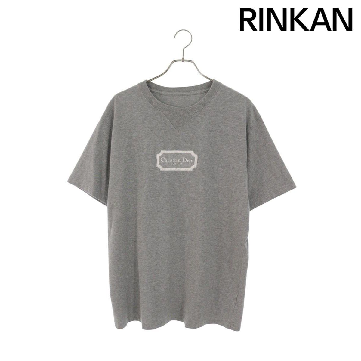ディオール 243J685B0554 ロゴエンブロイダリーコットンTシャツ メンズ M