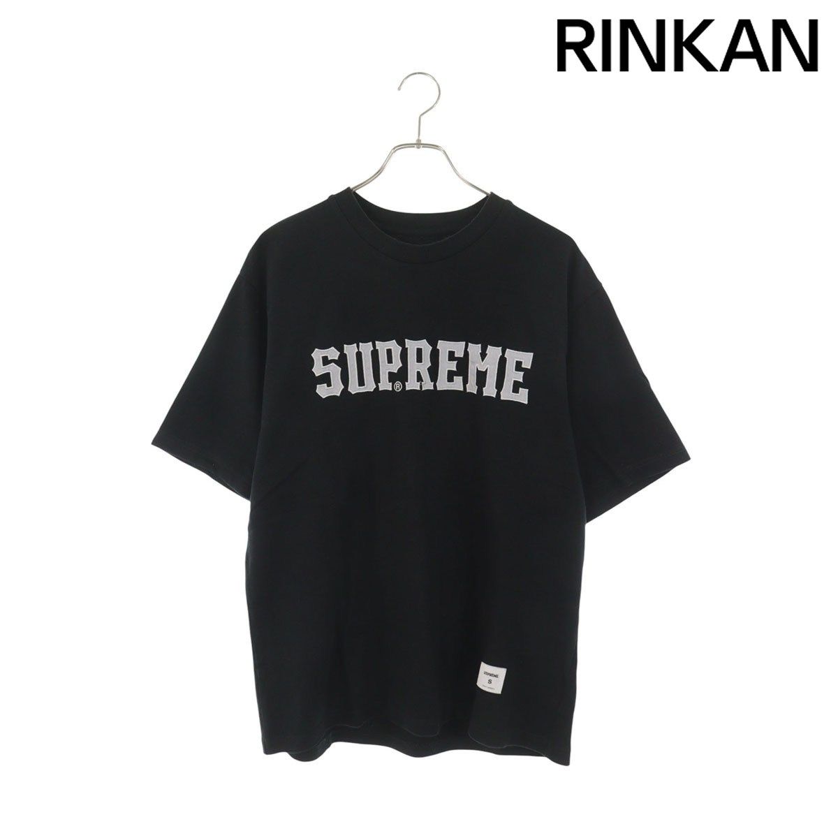 シュプリーム Twill Apploique s/s Top ロゴ刺繍Tシャツ メンズ S