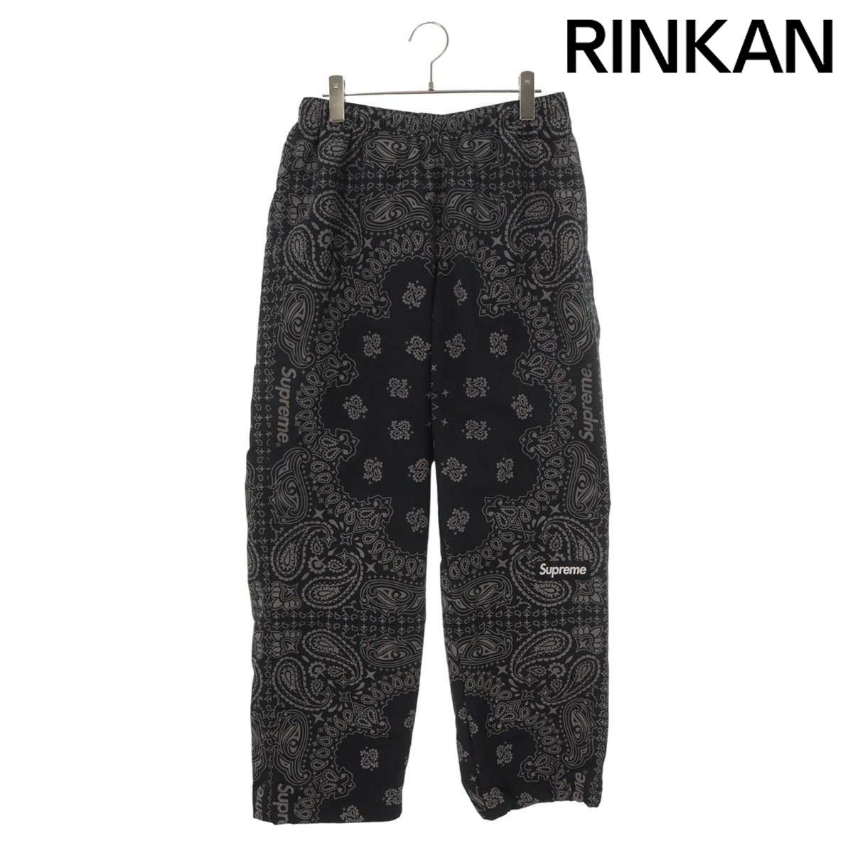 シュプリーム 26SS Reflective Bandana Track Pant リフレクティブ バンダナ トラックロングパンツ メンズ S