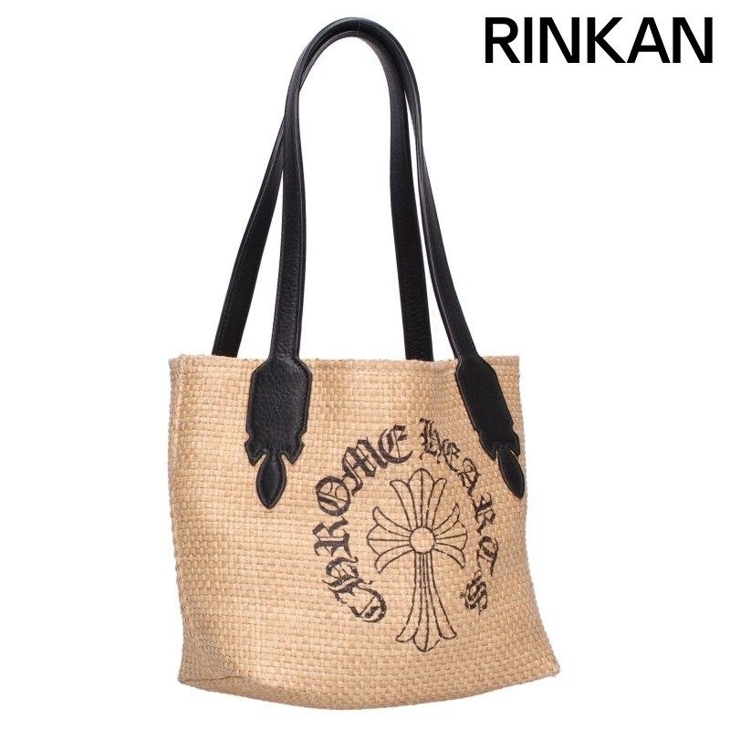 クロムハーツ BEACH BAG SML レザー切替ビーチハンドバッグ メンズ