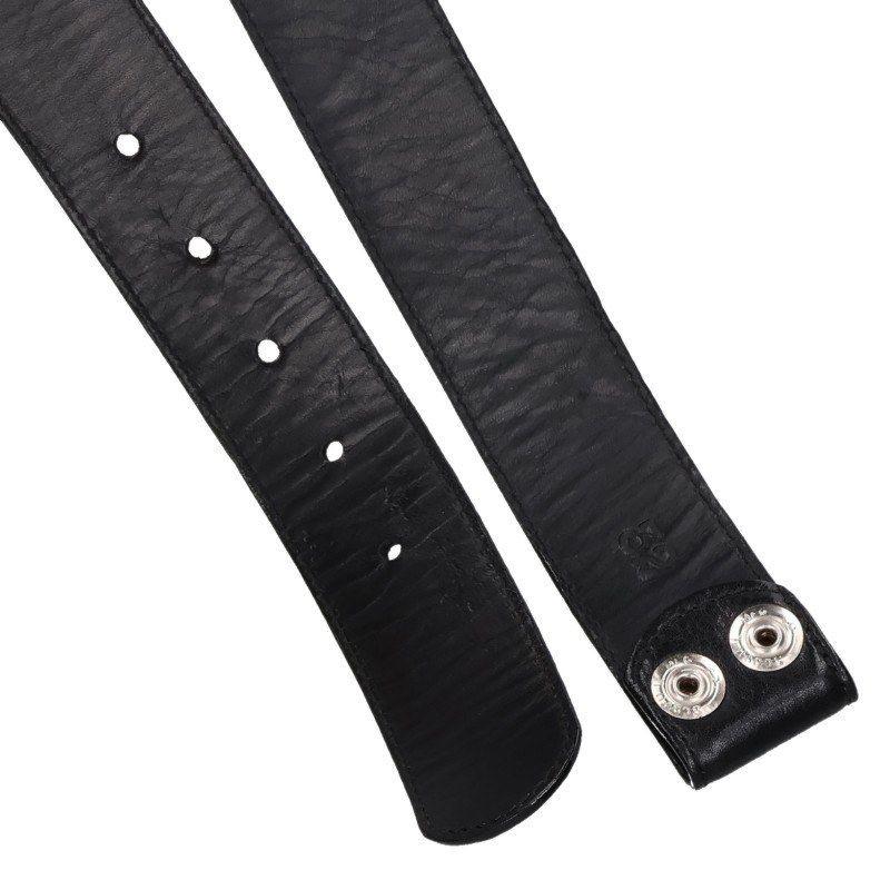クロムハーツ 1.5 STRAP/1.5inchスクロールレーベルリベッツ レザー