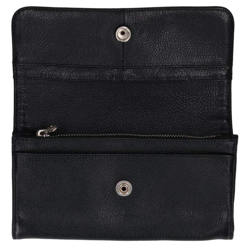 クロムハーツ JUDY/ジュディ クロスボタンレザーウォレット財布 メンズ