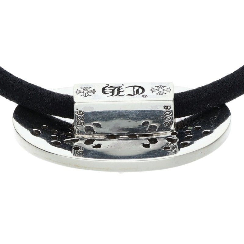 クロムハーツ HAIRBAND TNY OVL/クラシックオーバルヘアゴム シルバー