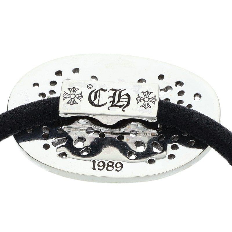 クロムハーツ HAIRBAND TNY OVL/クラシックオーバルヘアゴム シルバー