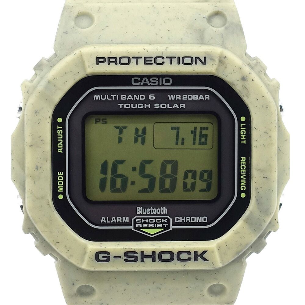 【名東】カシオ 腕時計 G-SHOCK 5600シリーズ SAND LAND 荒野の大地 GW-B5600SL-5JF ベージュ/黒色 タフソーラー 男性 オープンギャラ 箱