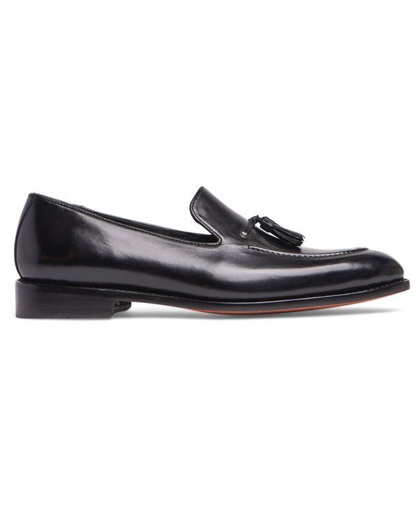 アンソニー ヴィア メンズ シューズ スリッポン・ローファー ローファー Anthony Veer Mens Kennedy Tassel Dress Loafer Black ブラック