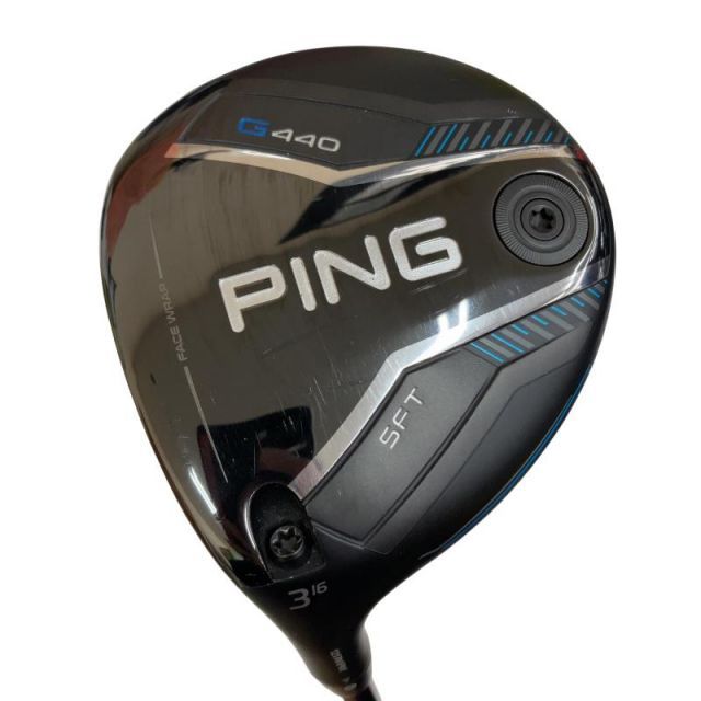 【中古】 ピン G440 SFT 3W レフティ フェアウェイウッド FW PING TOUR 2.0 BLACK 65(FW) (フレックスS) メンズ 男性用 左利き レフティ 左用 Cランク ゴルフクラブ