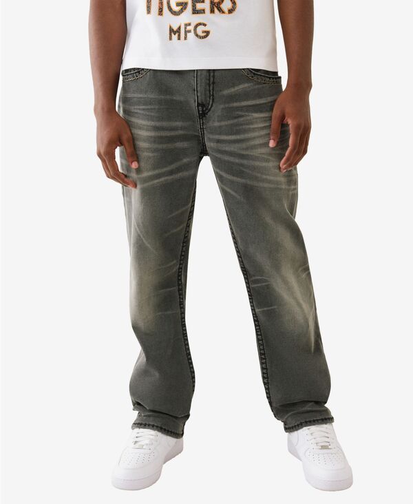 トゥルーレリジョン メンズ ボトムス デニムパンツ ジーンズ True Religion Mens Bobby Baggy Super T Flap Jeans Vintage haul gray w