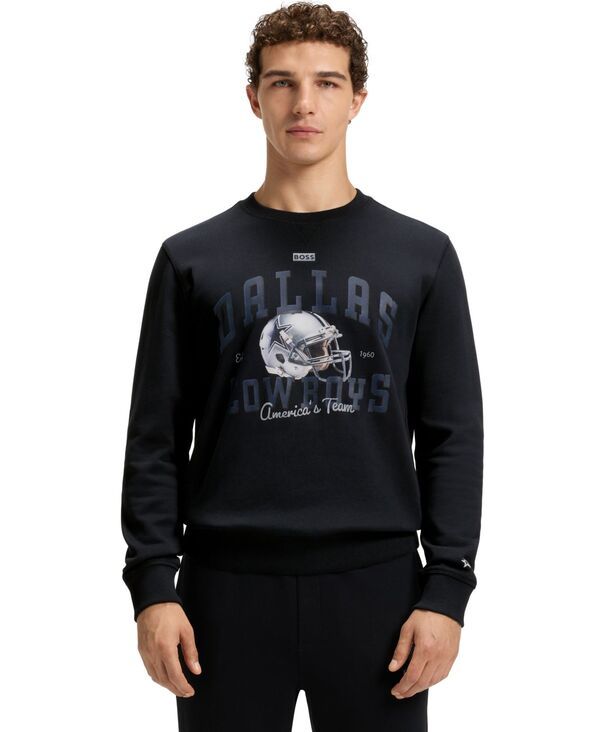 ヒューゴボス レディース アウター パーカー・スウェット スウェット シャツ グラフィック Hugo Boss BOSS x DALLAS COWBOYS Helmet Graphic Sweatsh