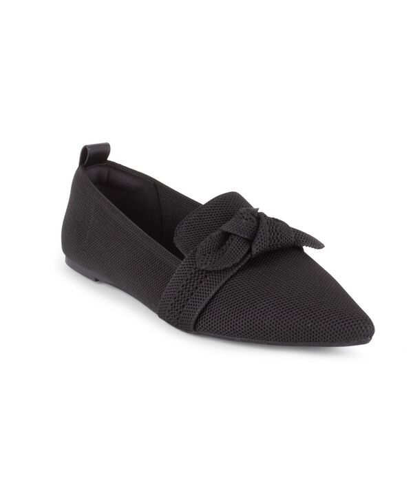 タハリ レディース シューズ パンプス ニット Tahari Womens Venice Knit SlipOn Flats Black ブラック