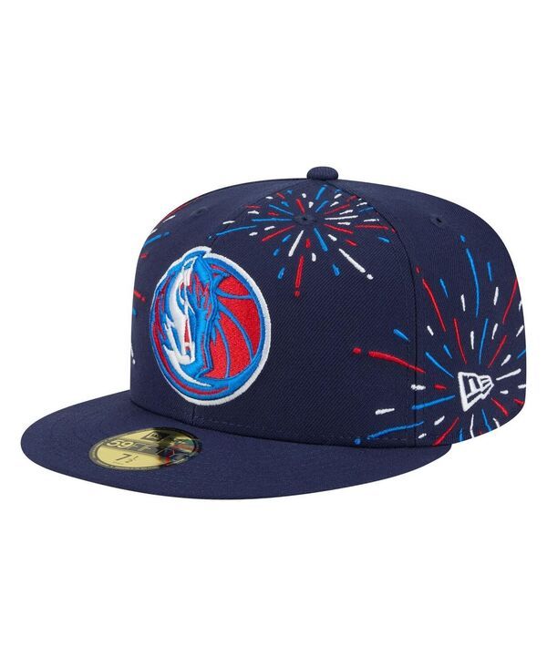ニューエラ メンズ アクセサリー 帽子 New Era Mens Navy Dallas Mavericks Americana Fireworks 59FIFTY Fitted Hat Navy ネ 13,490円