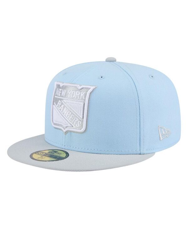ニューエラ メンズ アクセサリー 帽子 New Era Mens Light BlueGray New York Rangers Color Pack 2Tone 59FIFTY Fitted Hat