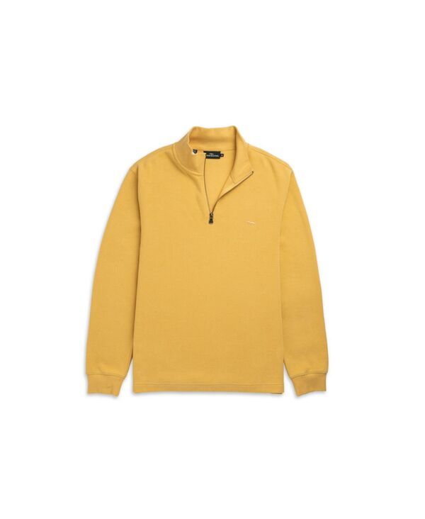 ロッドアンドグン メンズ アウター ニット・セーター スウェット シャツ Rodd Gunn Mens Alton Ave QuarterZip Sweatshirt Mustard マスタード