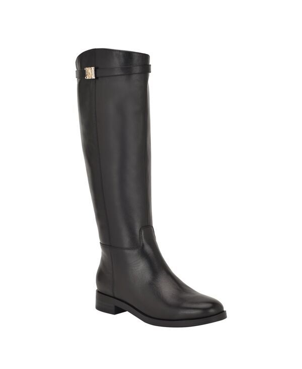 ゲス レディース シューズ パンプス ブーツ レザー GUESS Womens Zoro Leatheriding Boots Regular and Wide Calf Black Leather