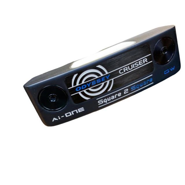 【中古】 オデッセイ Ai-ONE SQUARE 2 SQUARE DW CRUISER 38インチ パター PT STROKE LAB 140 スチール (フレックスその他) メンズ 男性用 右利き 右用 Bランク ゴルフクラブ