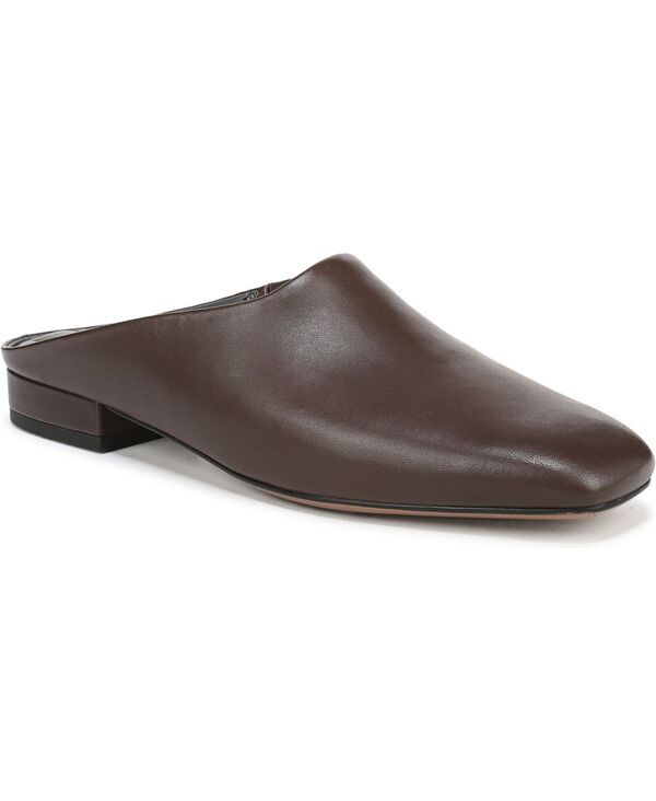 フランコサルト レディース シューズ パンプス Franco Sarto Womens Daley Round Toe Mule Shoes Dark Brown Leather ブラウン