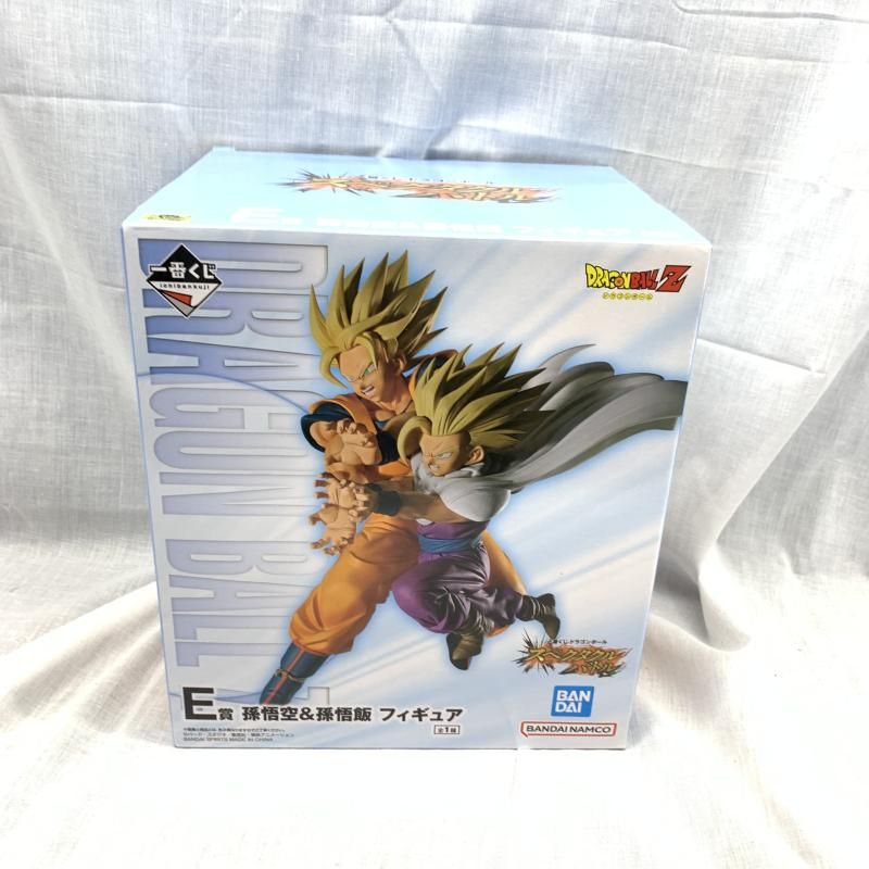 中古】未開封)E賞 孫悟空＆孫悟飯 フィギュア ｢一番くじ