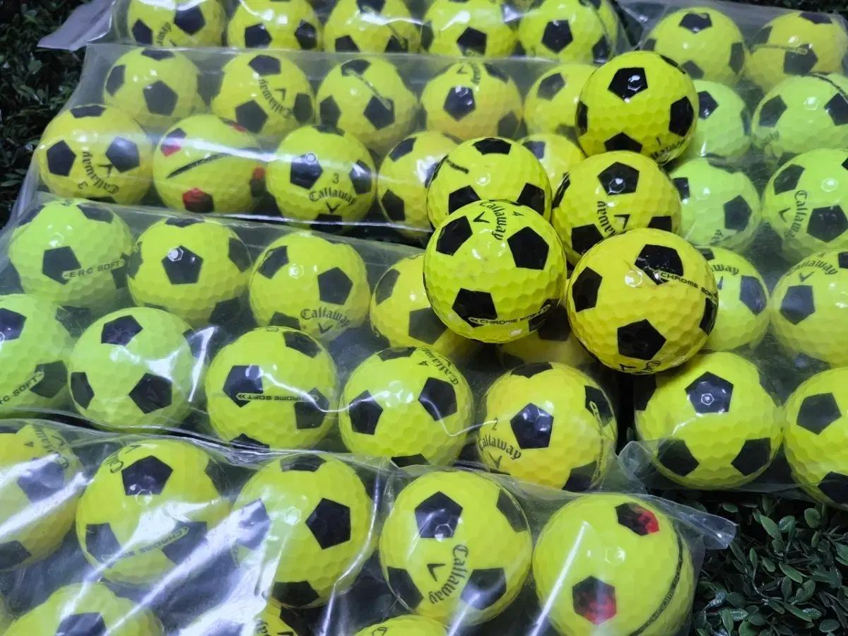 キャロウェイ クロムソフト サッカーボール ロストボール 55個
