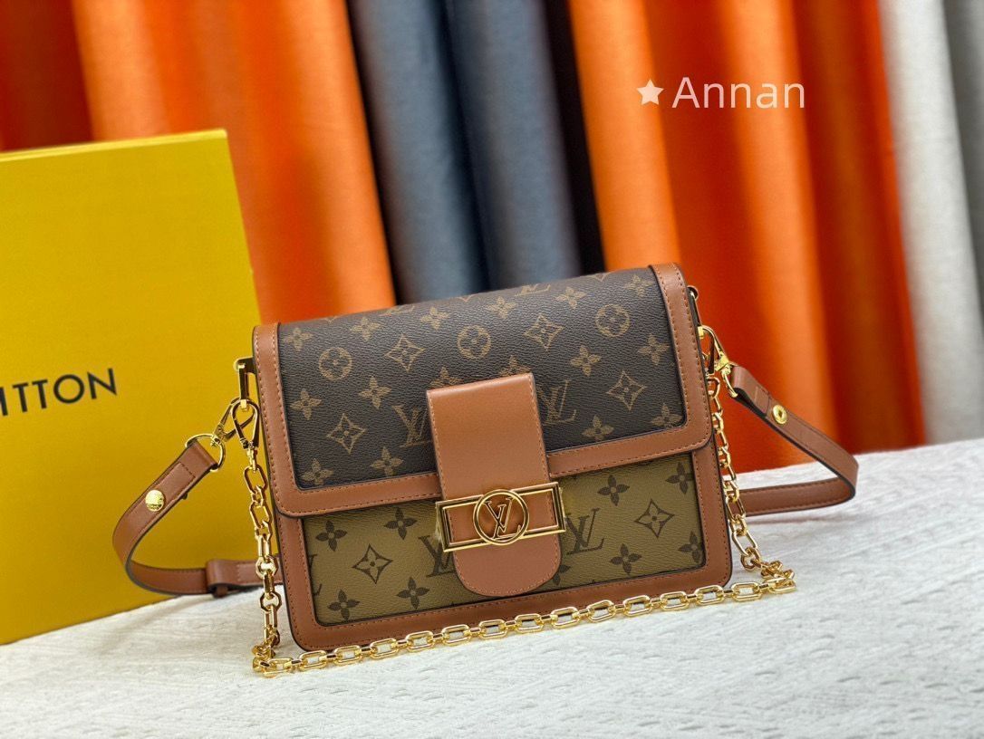 LOUIS VUITTON ルイヴィトン ショルダーバッグ モノグラム ドーフィーヌ MM M44391