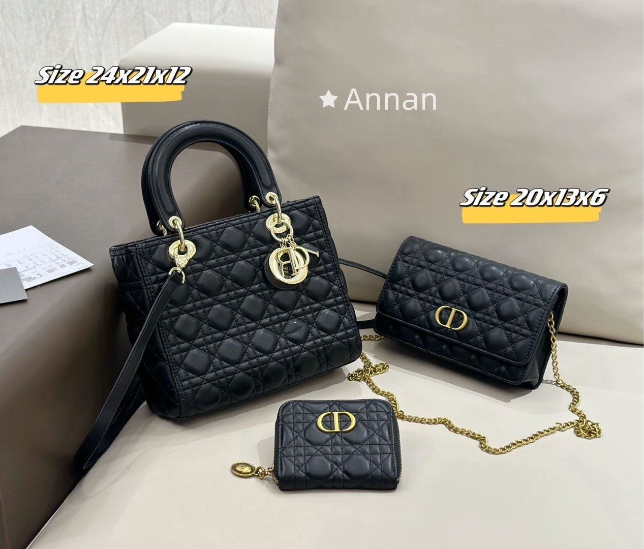 本日限定 DIOR クリスチャンディオール ショルダーバッグ ハンドバッグ 財布 3点セット