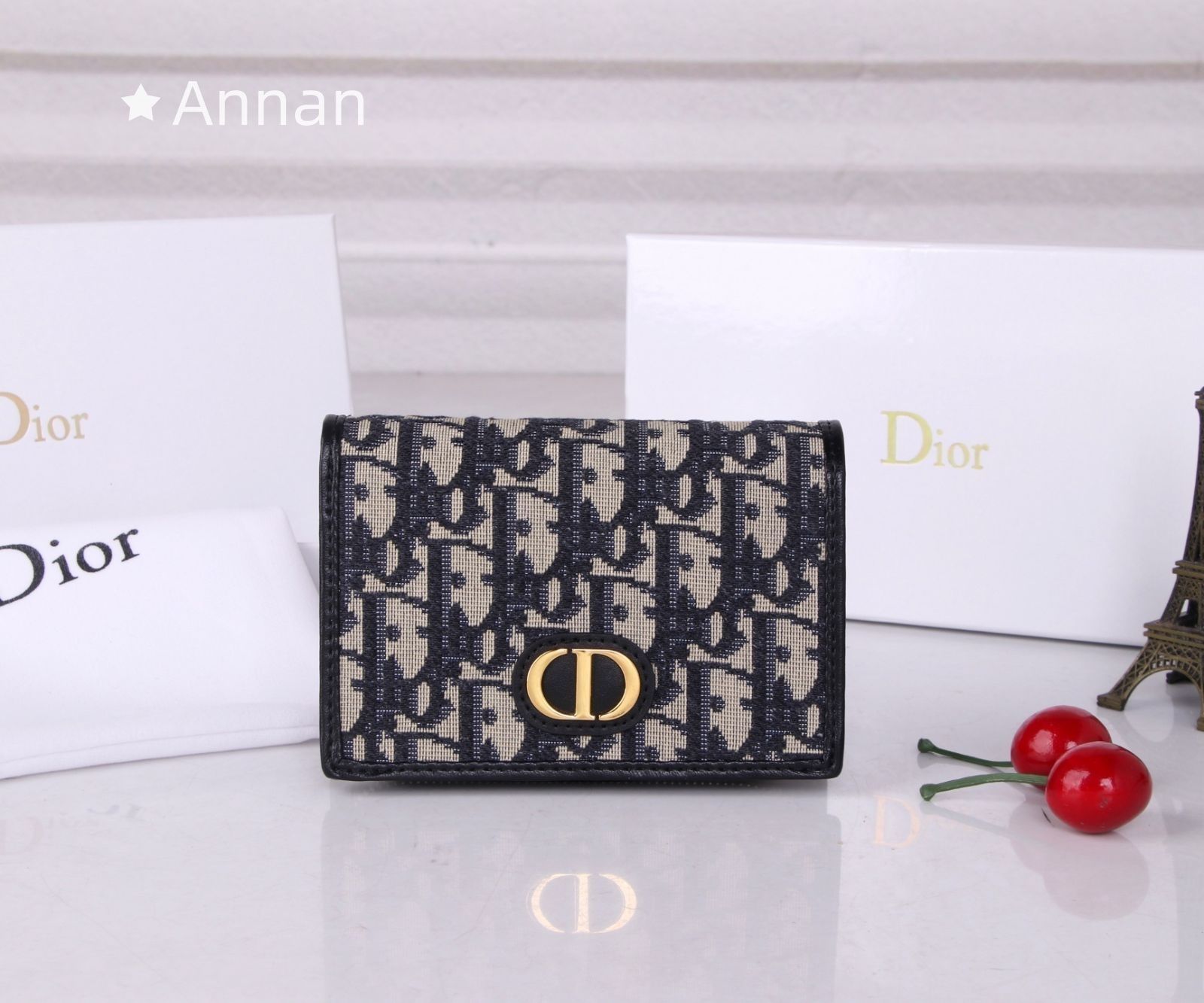 【超極上美品】Christian Dior クリスチャンディオール 折り財布 小銭入れ