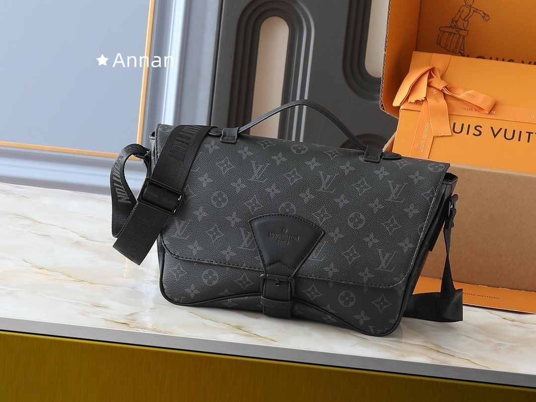 状態良 期間限定☆ LOUIS VUITTON ルイヴィトン ショルダーバッグ メンズ エクリプス モンスリ メッセンジャー