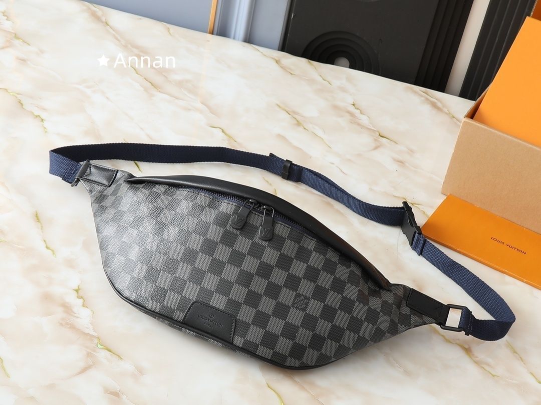 美品 LV LOUIS VUITTON ルイヴィトン バッグ メンズ ウエストポーチ