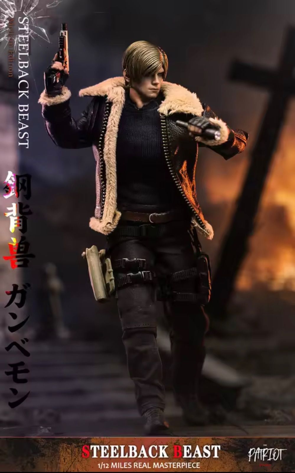 バイオハザード RE:4」のレオン・S・ケネディを模した1/12スケールの