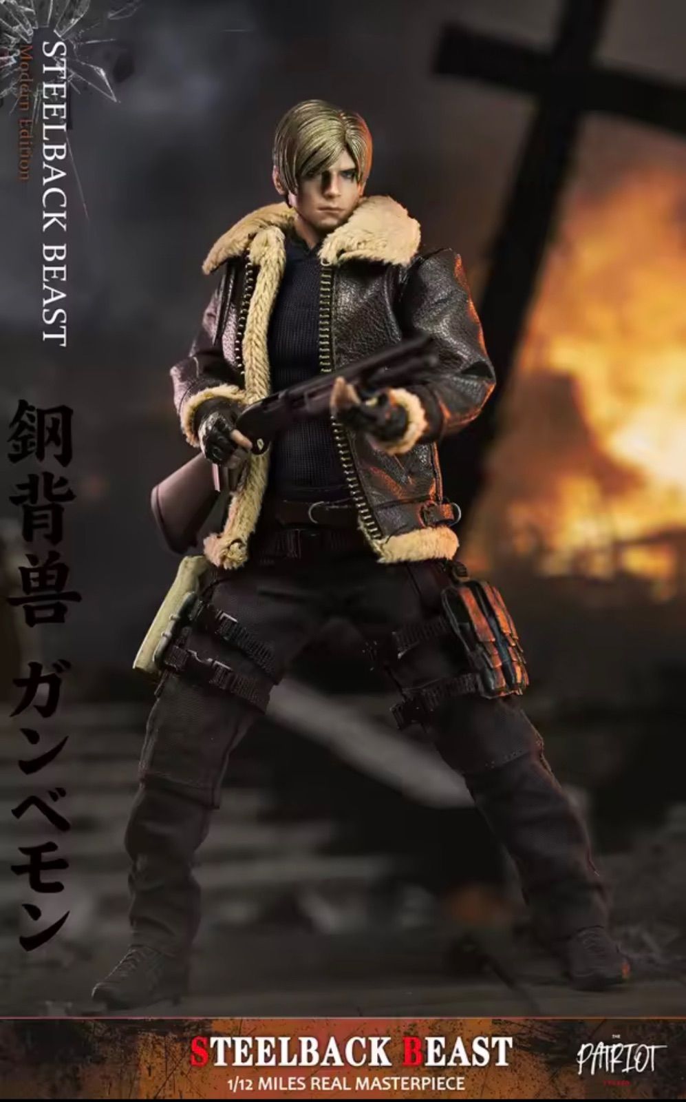 バイオハザード RE:4」のレオン・S・ケネディを模した1/12スケールの