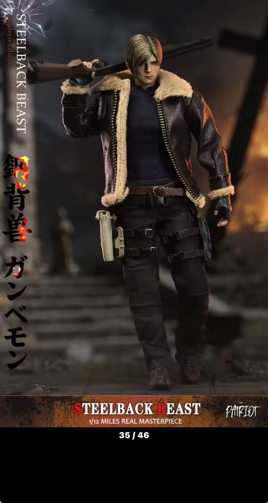 バイオハザード RE:4」のレオン・S・ケネディを模した1/12スケールの