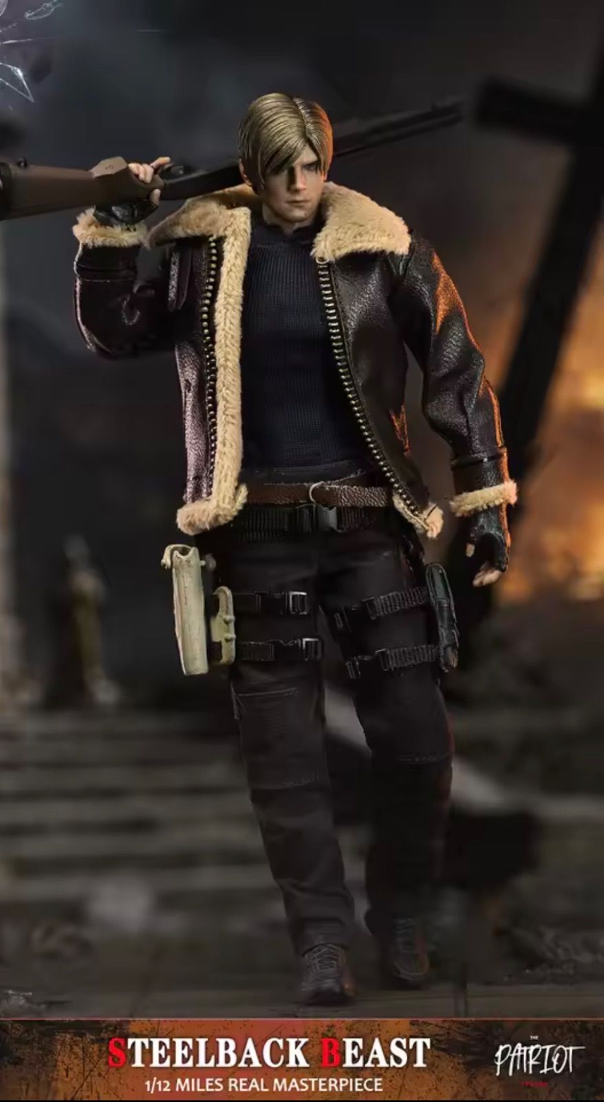 バイオハザード RE:4」のレオン・S・ケネディを模した1/12スケールの