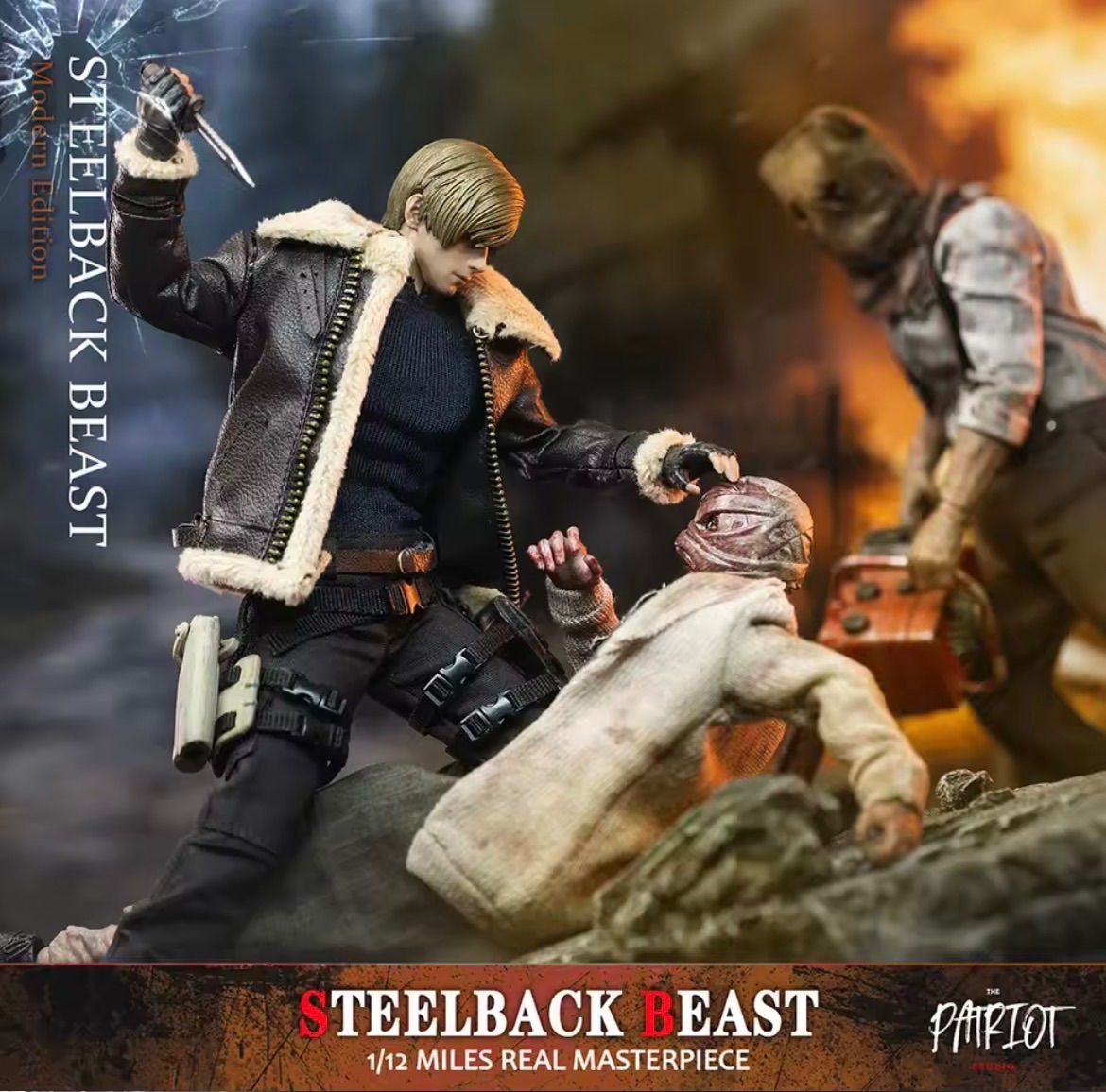 バイオハザード RE:4」のレオン・S・ケネディを模した1/12スケールの