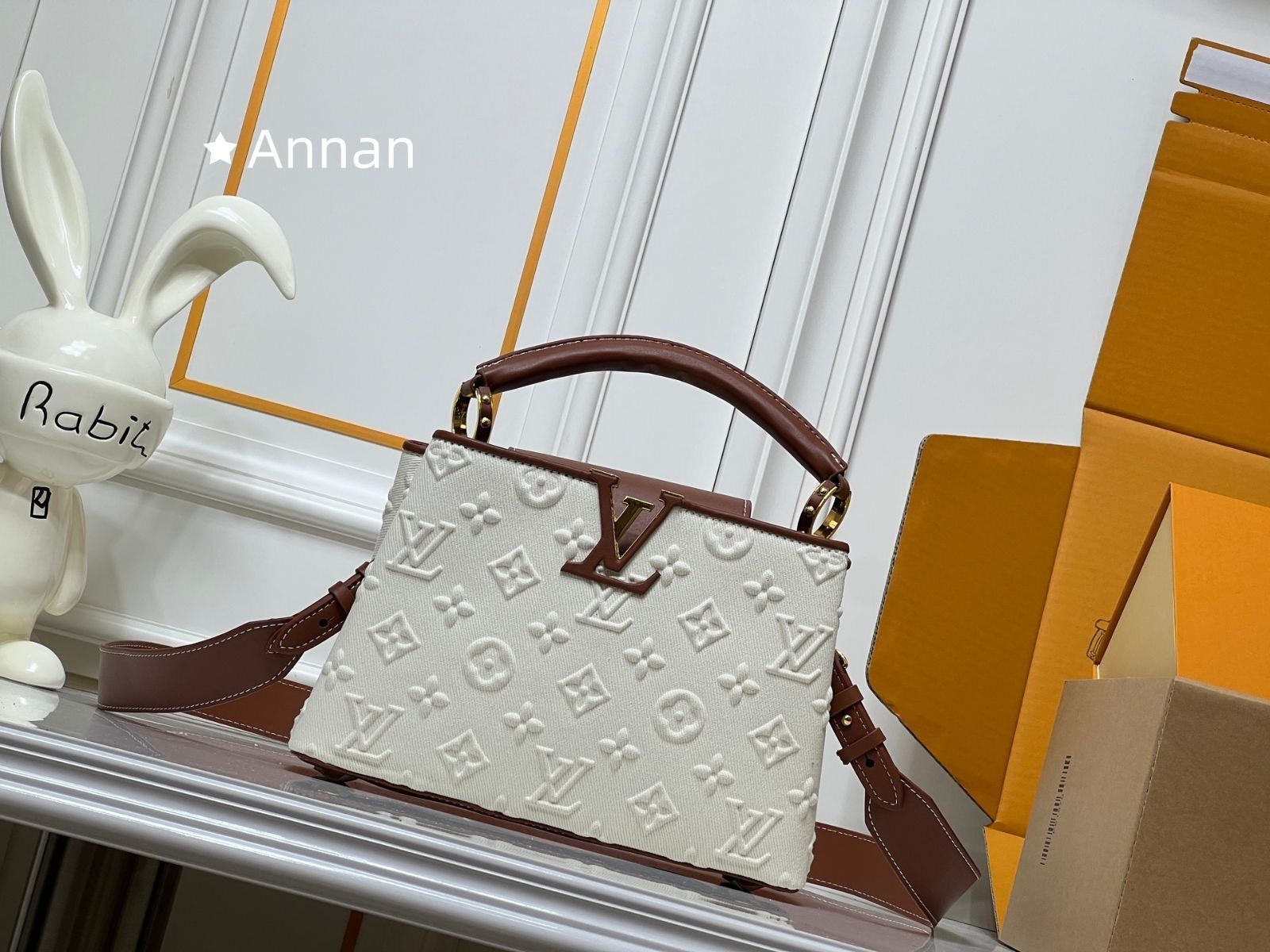 極美品 入手困難 LOUIS VUITTON ルイヴィトン バッグ ハンドバッグ CAPUCINES